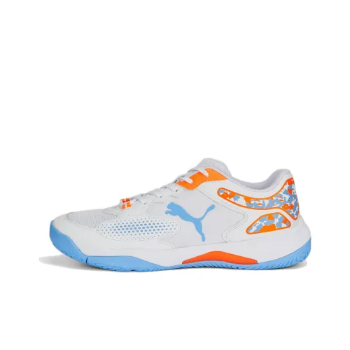 Puma Solarcourt RCT Padel 'White Light Blue Camo'