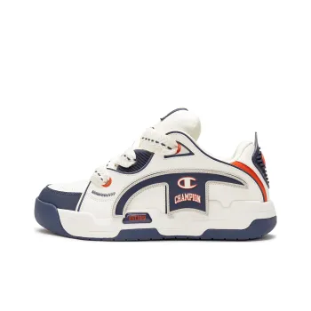 Champion Balance Low Top Skateboard Shoes Men's White Blue