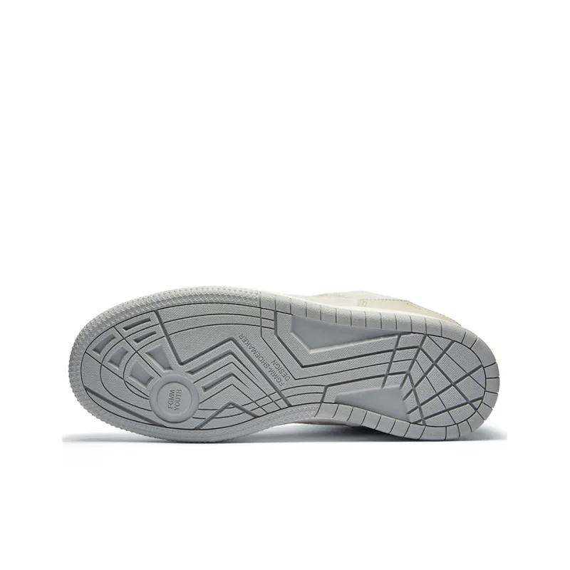 RIFUGIO VO' Low Top Stylish Skateboarding Shoes Unisex Vintage White Box-7