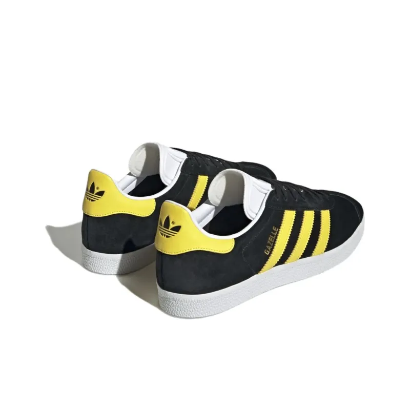 Adidas Gazelle Black Impact Yellow-4