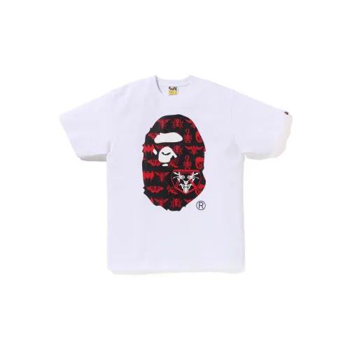 BAPE X Shin Kamen Rider Ape Head Tee White