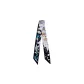 Black Blue Stripe/Light Purple