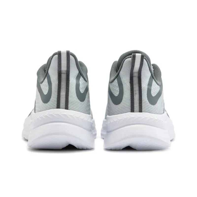 361° Anti Slip And Wear Resistant Breathable Low Top Running Shoes Men's Silent Gray-3