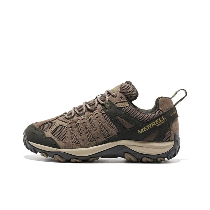 MERRELL Accentor 3 WP Low-Top Outdoor Shoes Men's White Light Coffee-1