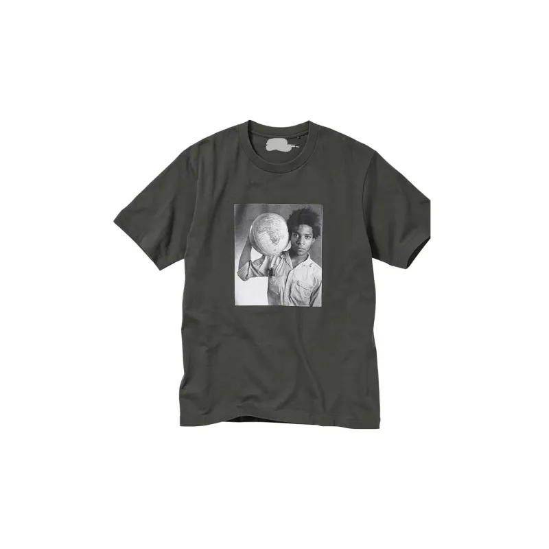 UNIQLO T Shirt Unisex Dark Gray-0