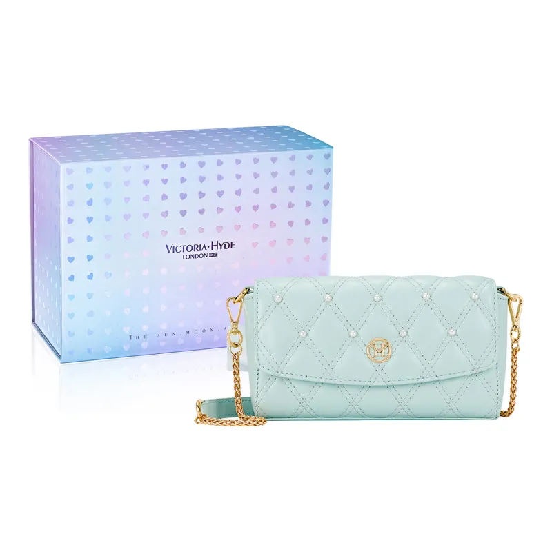 VICTORIA·HYDE Sheepskin Crossbody Bag, Shoulder Bag Women's Mint Green-1
