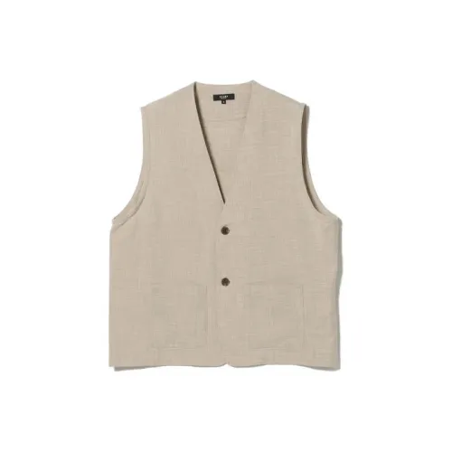 Beams Vest Men Brown