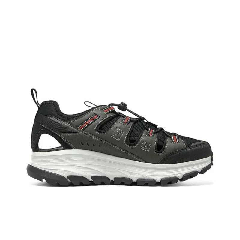 Skechers D'Lux Trekker Sandal Anti Slip Wear Resistant River Trekking Shoes Men's Black Green-1