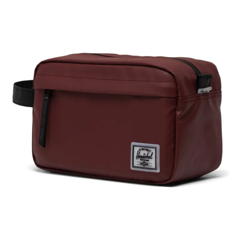 Herschel Recycled Material Storage Bag Clutch Regular Unisex Dark Red Color-1