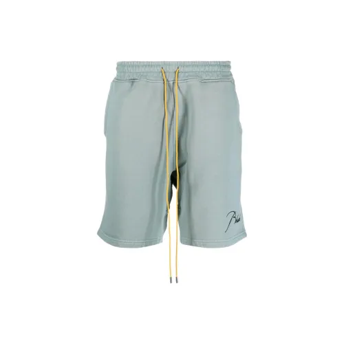 RHUDE Casual Shorts Men Green