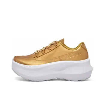 SALOMON SR811 Leather Platform Comme Des Garcons Gold