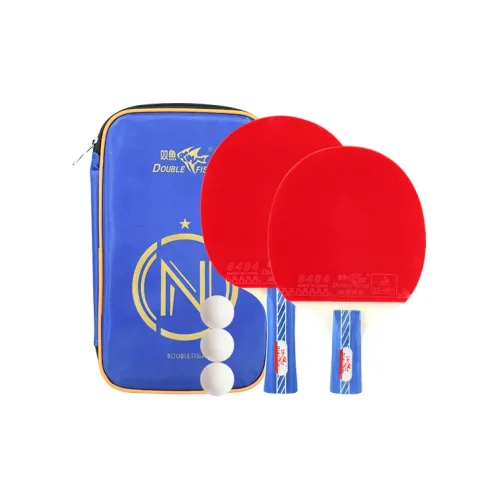 DOUBLEFISH Ping Pong Paddles Unisex All Wood Red