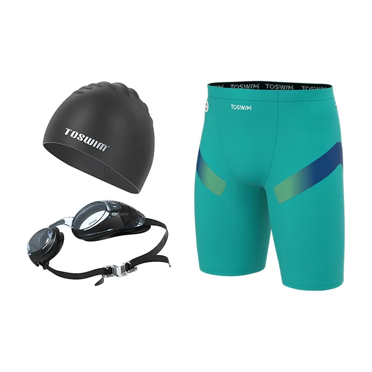 TOSWIM Swimming Sets Polyamide Elastane Fitness Surfing Men's M L XL 2XL 3XL 4XL-2