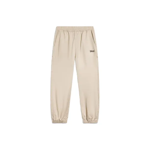 Disney X LINING Disney Knitted Sweatpants Men Light Milk Brown