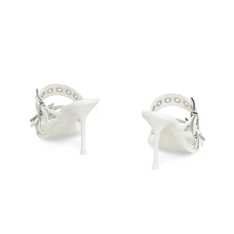 Alexander McQueen Punk Double-buckle Leather Mules-4