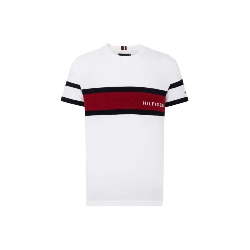 Tommy Hilfiger T-Shirts Men Red/White/Blue Stripes YBR