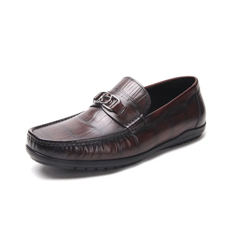 Satchi Casual Leather Shoes Men's Light Brown-1