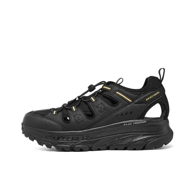Skechers Sport Leap River Shoes Abrasion Resistant River Trekking Shoes Men's Black Yellow-0