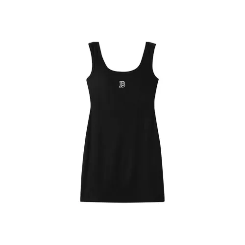 PEACEBIRD Sleeveless Dresses Women's Black