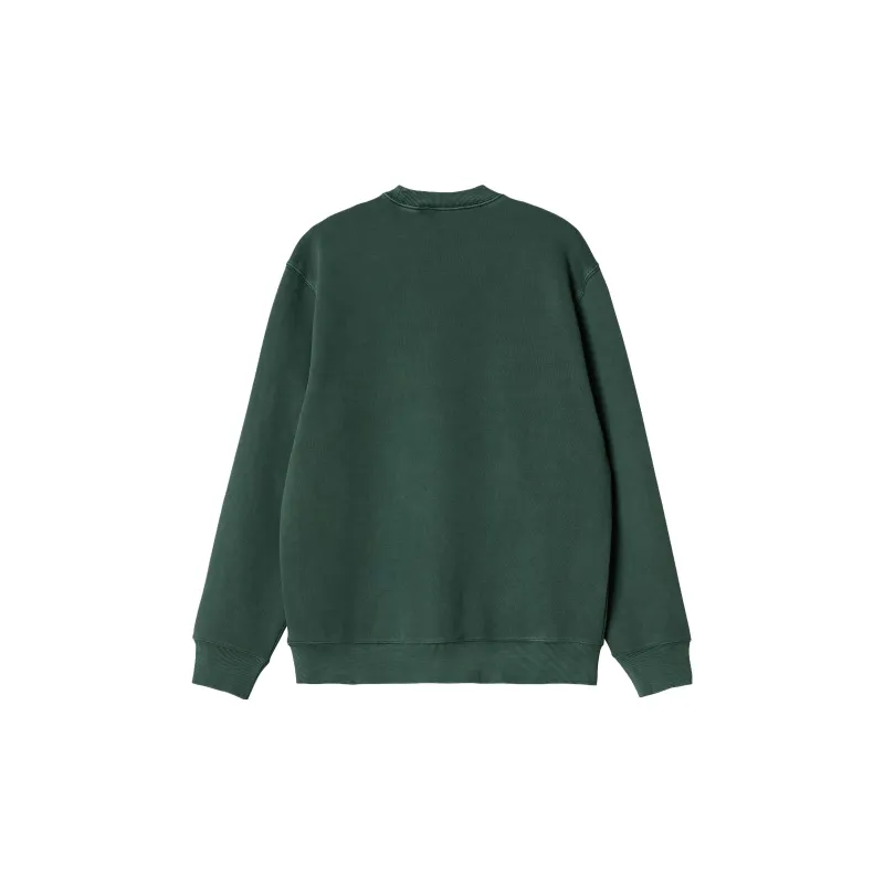 Carhartt WIP Logo Embroidered Crewneck Sweatshirt-1