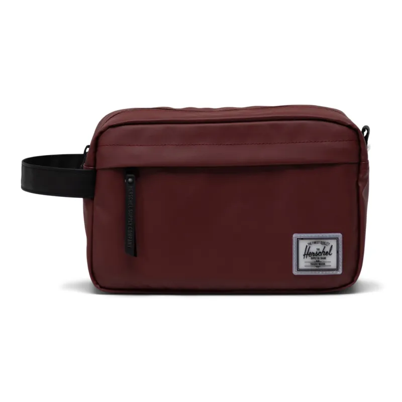 Herschel Recycled Material Storage Bag Clutch Regular Unisex Dark Red Color-0
