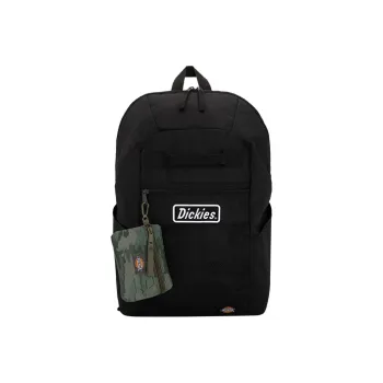 Dickies Polyester Backpack Large Size Unisex Black