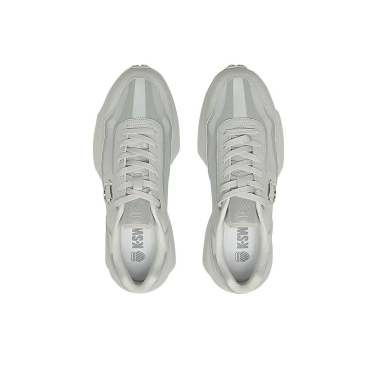 KSWISS Bristol Geneva Slip Resistant, Abrasion Resistant, Lightweight Low Top Casual Shoes Men's Gray Silver-3