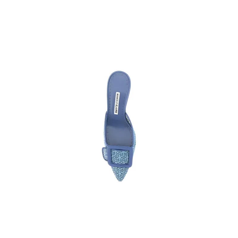 MANOLO BLAHNIK High Heels Women's Blue-4