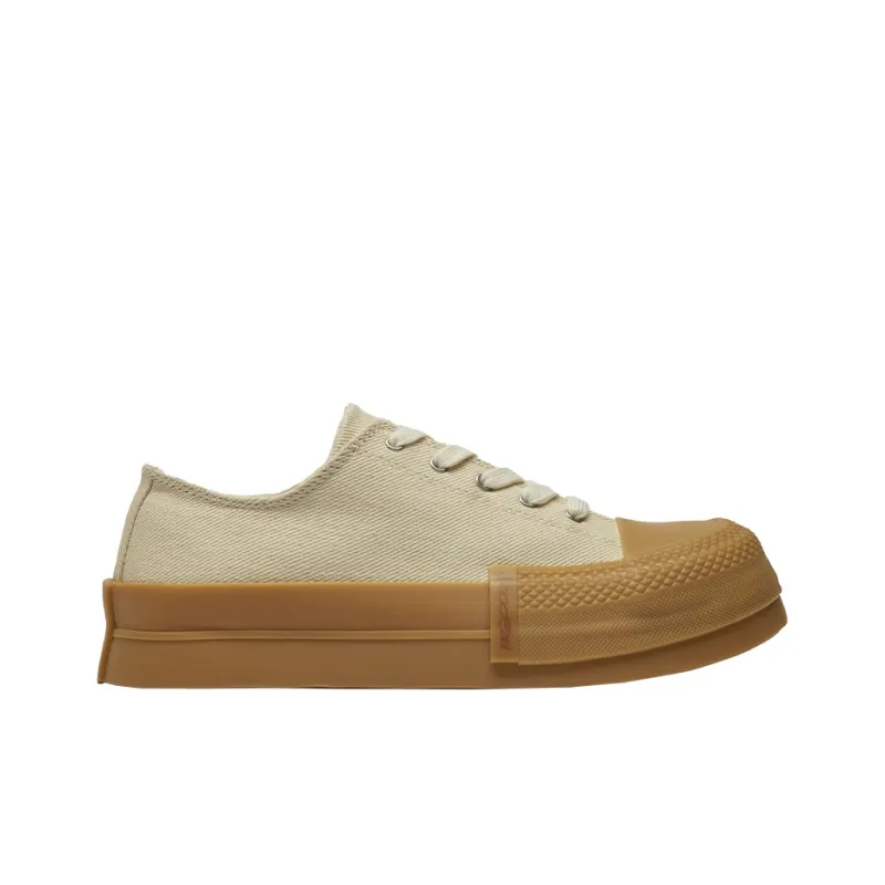 GOOD BAI Stylish Skateboarding Shoes Unisex Beige Yellow-1