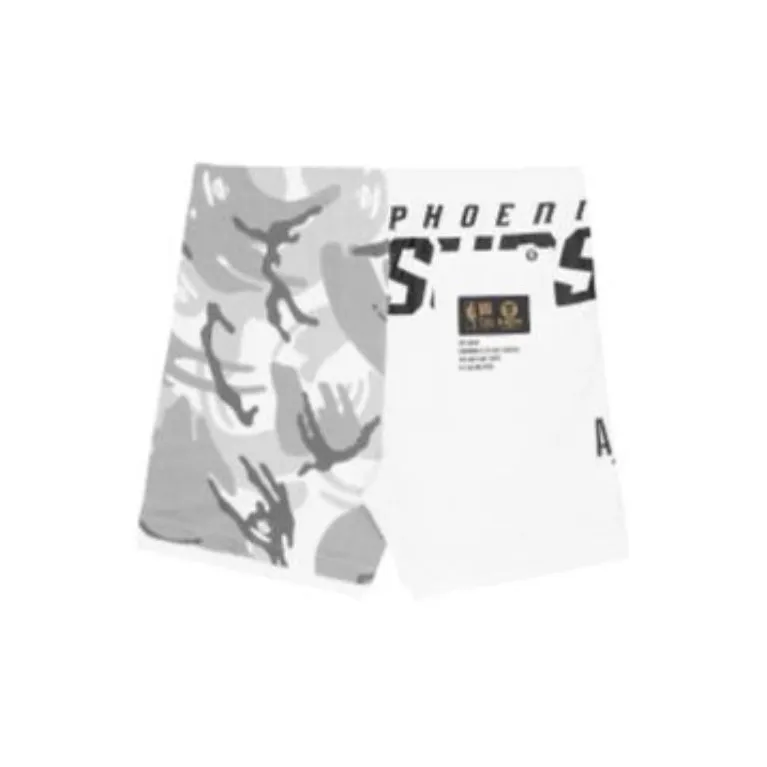 Bape X Nba Style Ape Face Camo Milwaukee Bucks Sweat Shorts-11