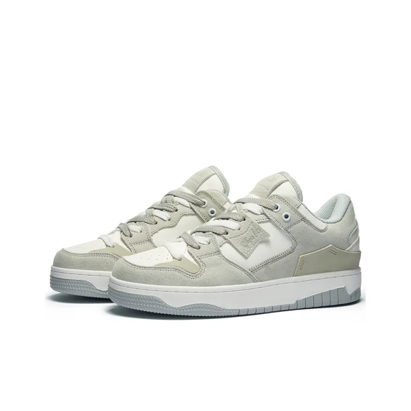 RIFUGIO VO' Low Top Stylish Skateboarding Shoes Unisex Vintage White Box-5
