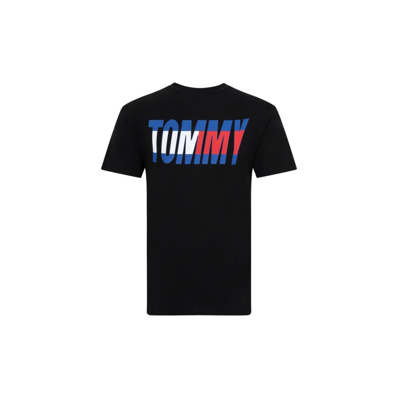 Tommy Hilfiger T Shirts Men Black BDS-1