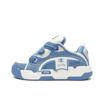 Champion Peel off Fun Anti Slip Wear Resistant Low Top Skateboard Shoes Men's Blue White