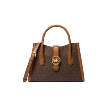MICHAEL KORS Gabby Canvas Portable Crossbody Bag Shoulder Bag Small Size Women's Hazelnut Berry