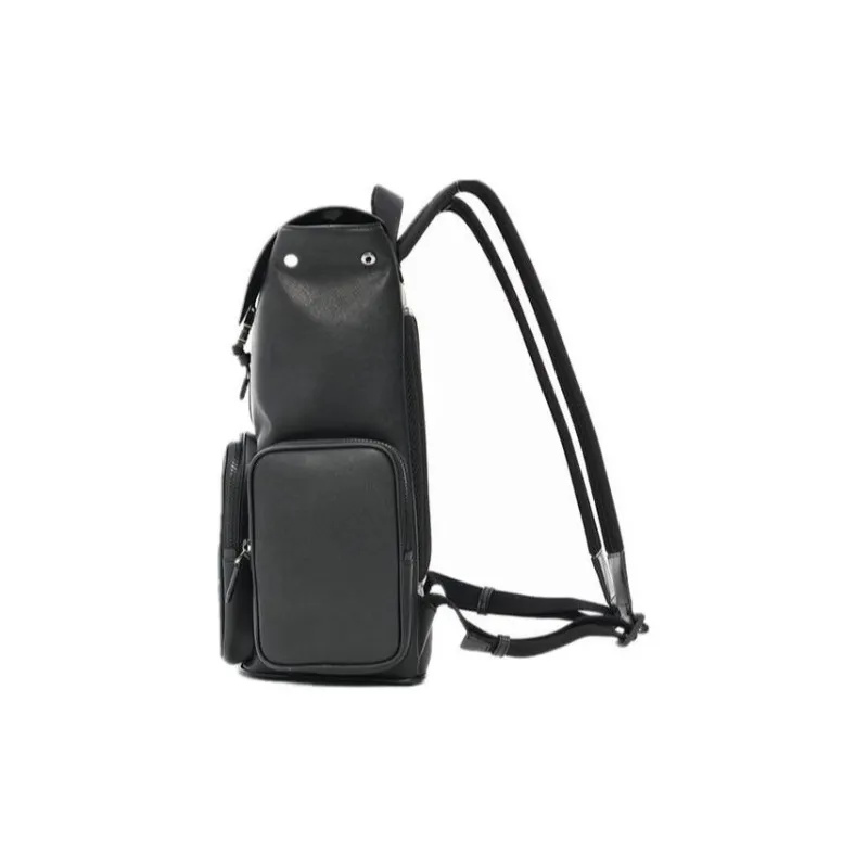 BALLY Recycled Nylon Backpack Large Size Men's Black-2
