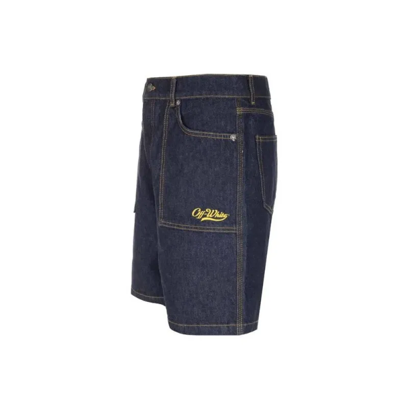 OFF WHITE Utility Denim Shorts-2