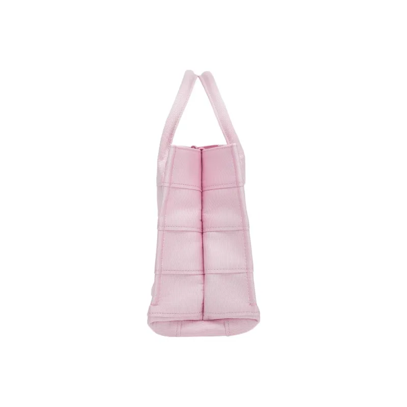 FERRAGAMO Fabric Tote Bag Shopping Bag Handbag Small Size Women's Light Pink Red-1