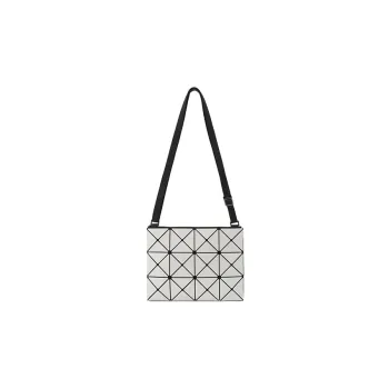 ISSEY MIYAKE Lucent Gloss Polyvinyl Chloride Resin Shoulder Bag Crossbody Bag Regular Women's Light Gray
