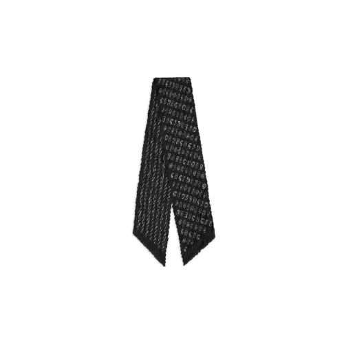 GIORGIO ARMANI Silk Scarves Men Black