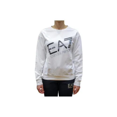 EMPORIO ARMANI EA7 Sweatshirts Women's White