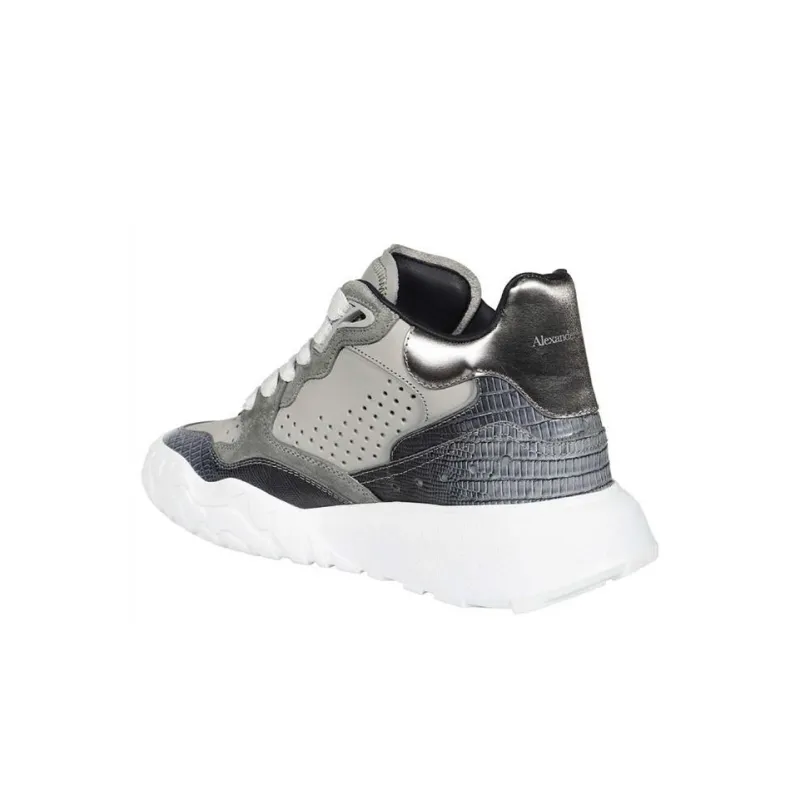 Alexander McQueen Low Top Sports Casual Shoes Men's Gray-3
