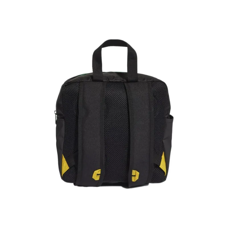 Adidas LEGO Building Block, Collaboration Polyester Backpack Men's Black & Yellow & Green & Red-3