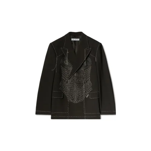 OFF-WHITE Runway Body Stitch Double-breasted Jacket