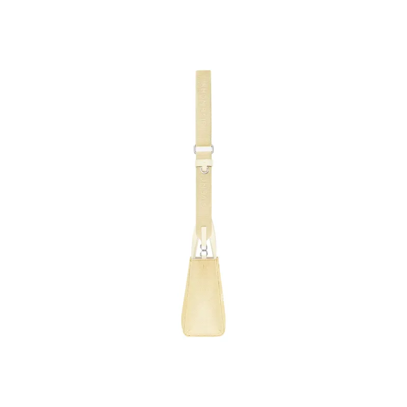 GIVENCHY Washed Cotton Canvas Bag, Tote Bag, Shopping Bag, Handbag Mini Women's Light Yellow-1