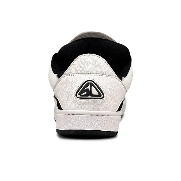 LuzaoT SUPER DRAG Puffy Shoes Low Top Skateboard Shoes Unisex White Black-4