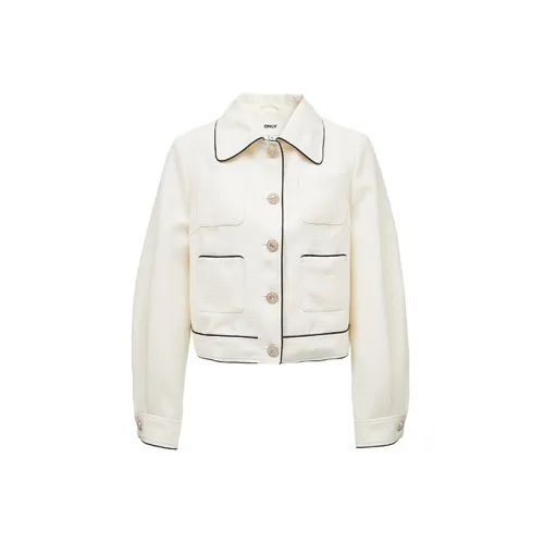 ONLY Jackets Women's Cream White Color NEW CREAM