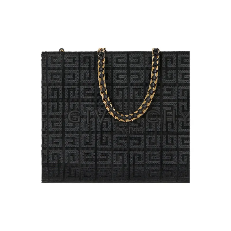 Givenchy Washable Canvas Tote Bag, Shopping Bag, Crossbody Bag, One Shoulder Handbag Trumpets Women's Black-4