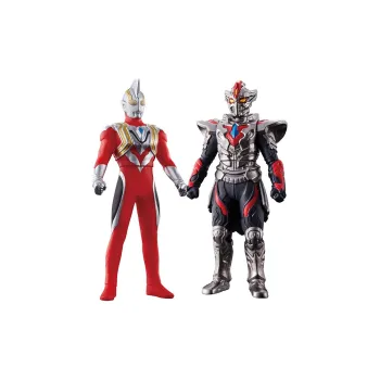 BANDAI Ultra Decisive Battle Collection Hero Toy Ultraman Trigger Strong Type Vs Dairagon Action Figures