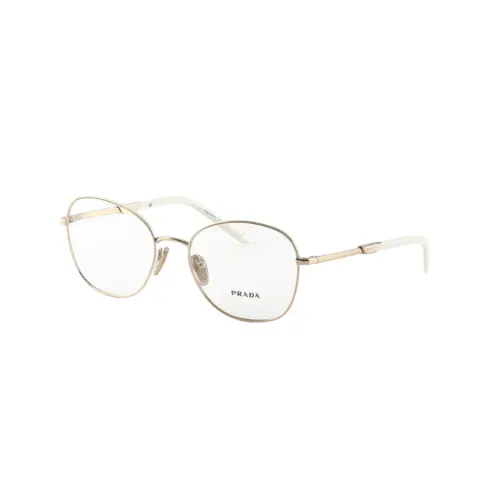 PRADA Eyeglass Frames Women's Gold