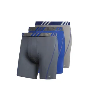 Adidas Free Shipping With AdiClub Performance Mesh Boxer Briefs 3 Pairs